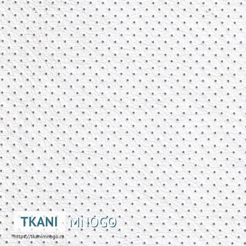 Фото материала Auto White(арт.) Кожа искусственная - внешний вид, цвет белый, рисунок однотонный, производитель Китай