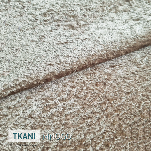 Фото внешнего вида велюра “HY2025-1” (однотонный бежевый)