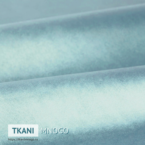 Фото “ YD-09” (однотонный голубой) - материала бархата