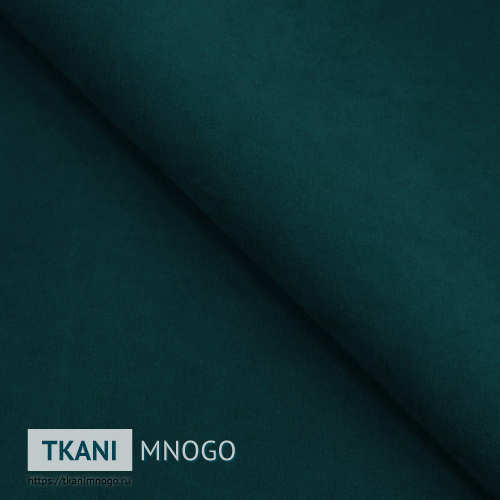 Фото внешнего вида велюра “74” (однотонный зеленый)