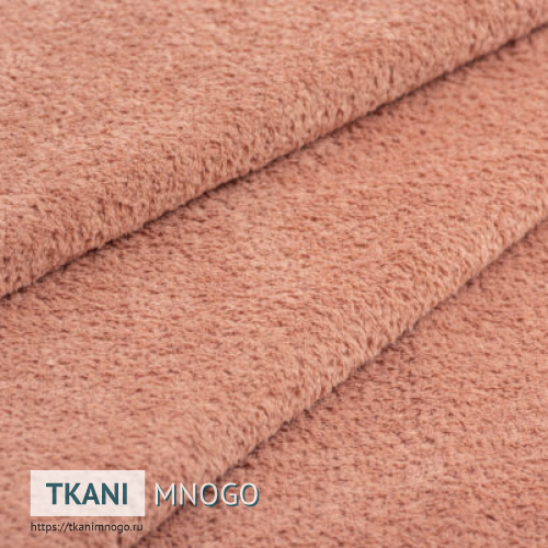 Фото обивки велюра “62” (однотонный розовый)