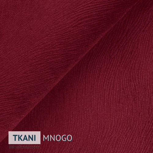 Фото материала велюра “10” [Форест/Forest-10](узор бордовый)