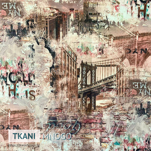 Фото рисунка микровелюра “Гуд 2” абстракция.