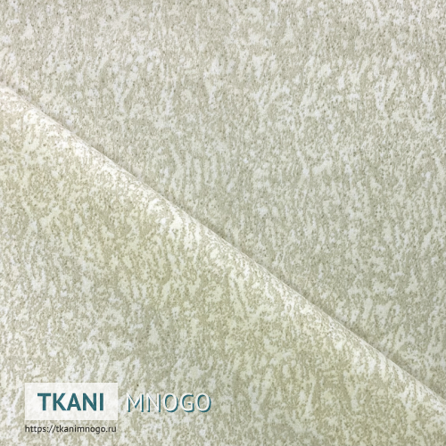 Фото внешнего вида велюра “1707-5” (абстракция белый, бежевый)